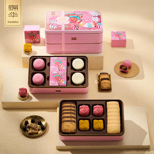 锦华瑞狮聚福糕点礼盒816g 商品图0