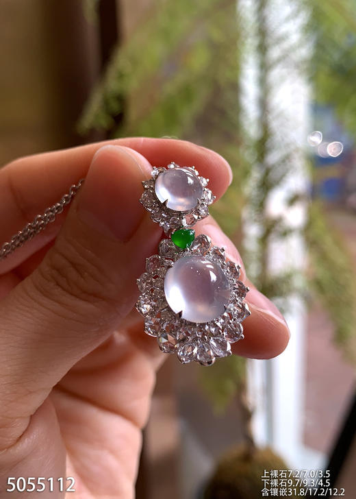 5055112，蛋面吊坠。具体价格微信咨询 商品图1