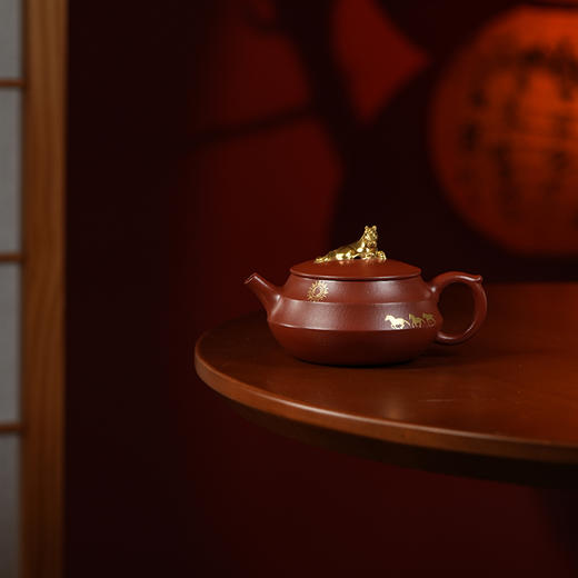 龙德堂陶艺 汤宣武 丙午贺岁作品《指日高升》原矿大红袍 200cc 库存请咨询客服 商品图3