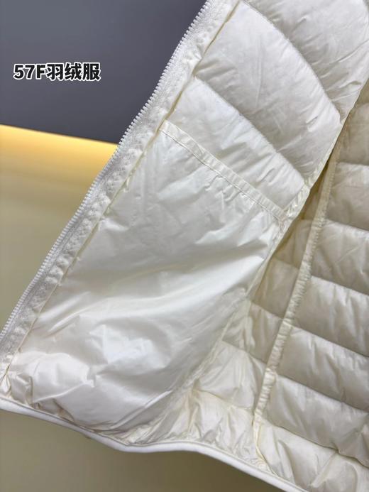 D122140女士轻暖系列连帽白鸭绒夹克式羽绒服 商品图7