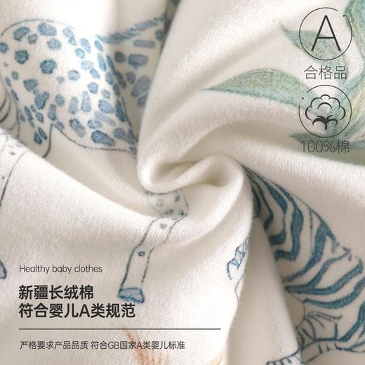 安阳婴儿连体衣夹棉连体衣秋冬季女宝宝加爬爬服新生儿衣服a类棉 商品图3