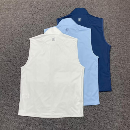 原单正品FJ男士高尔夫马甲 春秋款马甲，防泼水  防紫外线，三个色。
深蓝S-XL，天蓝S-XL，杏色S-XL 商品图7