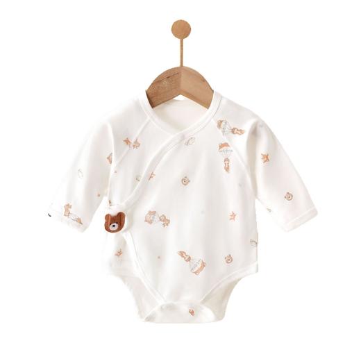 婴幼儿纯棉包屁衣哈衣初生宝宝爬服长袖无骨连身衣儿童四季家居服 商品图4