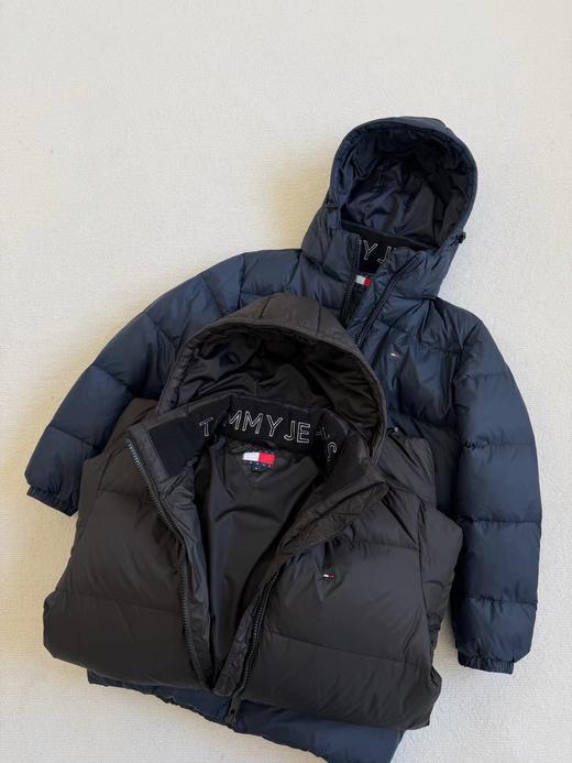 D122133冬新款男装美式复古户外潮流中长款宽松连帽羽绒服外套 商品图7