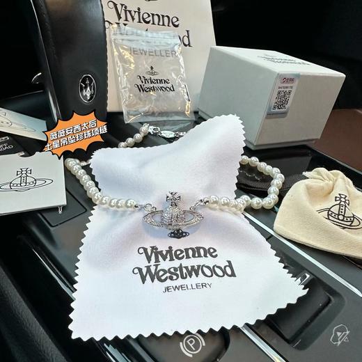 D122175联名合作限定款土星吊坠珍珠项链 商品图4