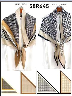 58I645老钱风三角巾 商品图2