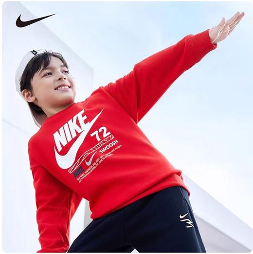 D122172男女宝宝同款年款圆领儿童加绒卫衣 商品图7