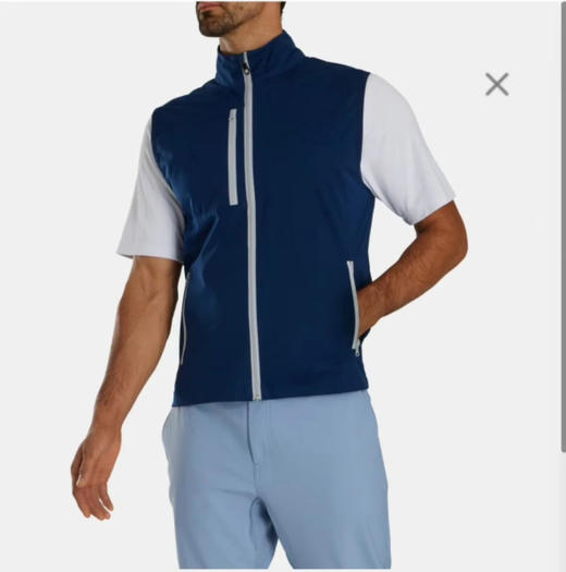 原单正品FJ男士高尔夫马甲 春秋款马甲，防泼水  防紫外线，三个色。
深蓝S-XL，天蓝S-XL，杏色S-XL 商品图13