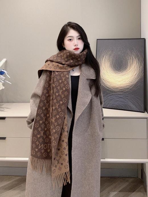 驴家 桃心流苏款  双面围巾（DSX） 商品图4