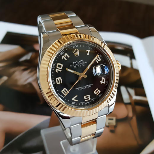 【95新】ROLEX 劳力士116333天文台认证自动机械机芯日期显示41MM（男款）日志型系列蚝式钢/18K黄金 151225NJS10 商品图2