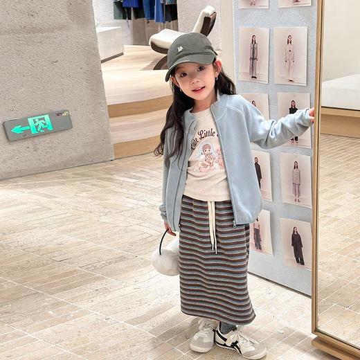 艾摩贝贝男女童立领防风卫衣软糯保暖校园外套上衣【羊毛双面绒】 商品图2