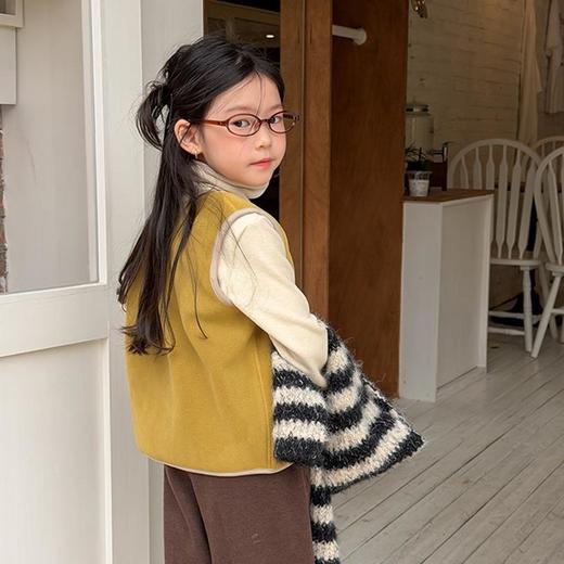 艾摩贝贝儿童毛绒背心男女童奥利绒复合230g宝宝绒马甲坎肩【双面毛绒】 商品图3