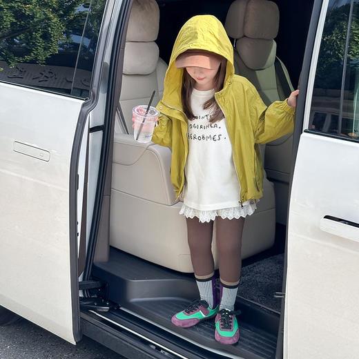 艾摩贝贝儿童韩范设计感户外冲锋衣男女童宝宝宽松冲锋衣休闲外套 商品图3