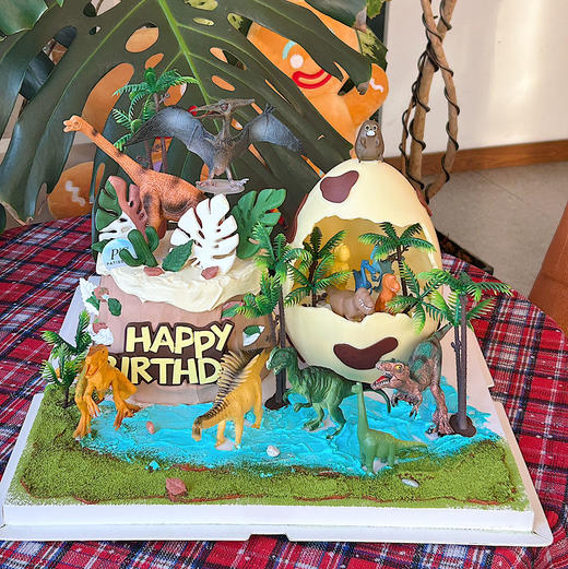 恐龙主题奶油蛋糕 商品图0