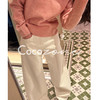 COCO ZONE 刘 一一 “暖白”水洗侧缝线香蕉裤牛仔裤 CD2A3065 商品缩略图0