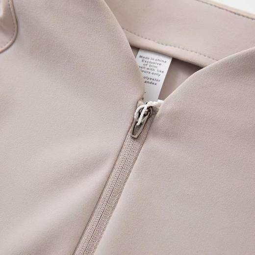 D122157女款秋冬一体绒户外运动跑步套头衫长袖T恤卫衣 商品图4