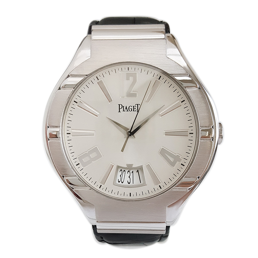 【95新】PIAGET 伯爵G0A31139自动机械机芯日期显示43MM（男款）PIAGET POLO 系列18K白金 121225TJ10
