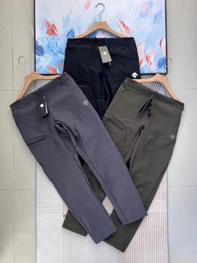 D122164加绒男子复合摇粒绒梭织运动软壳长裤