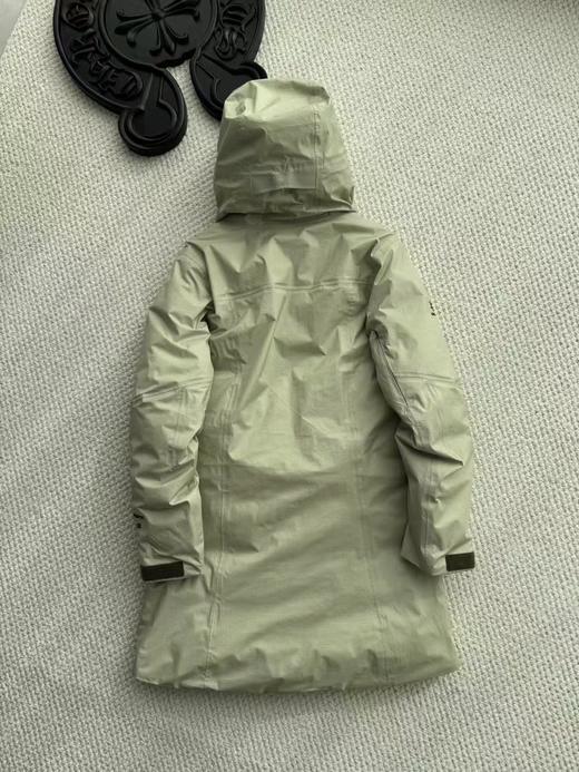 D122115女士600蓬鹅绒中长款硬壳羽绒服外套 商品图7