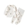婴幼儿家居服纯棉春秋高腰护肚男女宝宝分体套装秋衣秋裤打底衣服 商品缩略图4