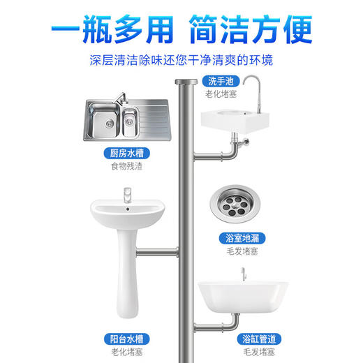 巨奇-花香管道疏通粉剂500g 商品图6