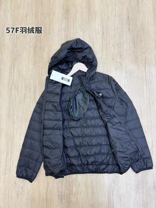 D122140女士轻暖系列连帽白鸭绒夹克式羽绒服 商品图12