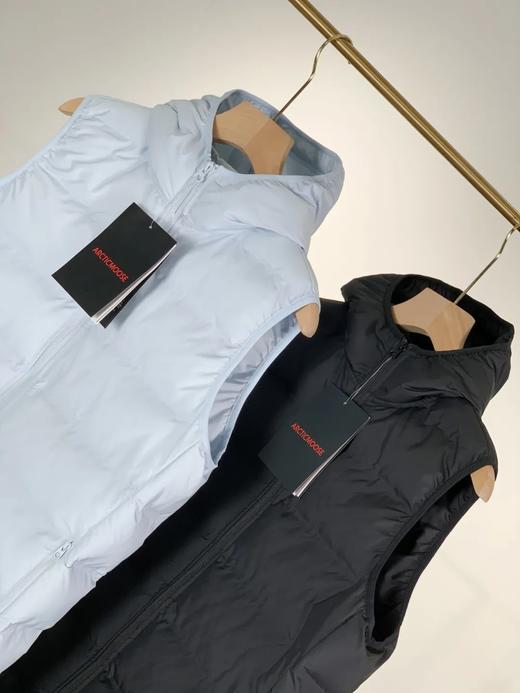 秋冬 适配你所有风格的叠穿与单搭 防泼水情侣连帽棉马甲 可机洗 不跑棉 商品图6