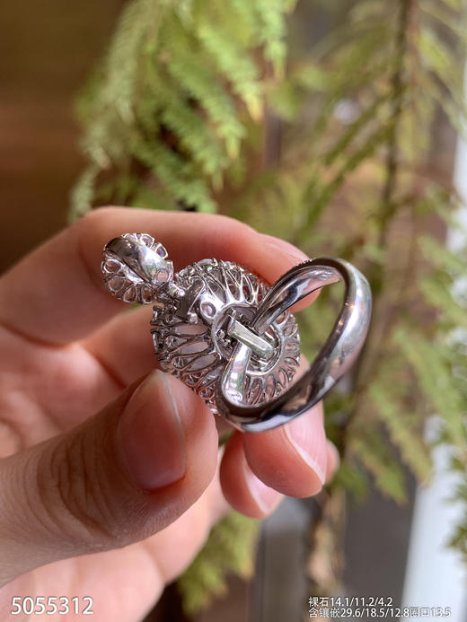 5055312，蛋面戒指吊坠两用款，具体价格微信咨询 商品图8