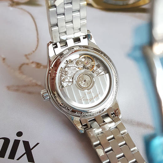 【98新（放置品）】LONGINES 浪琴L4.274.4.12.6自动机械机芯日期显示26MM（女款）军旗系列精钢 171225AK23 商品图7