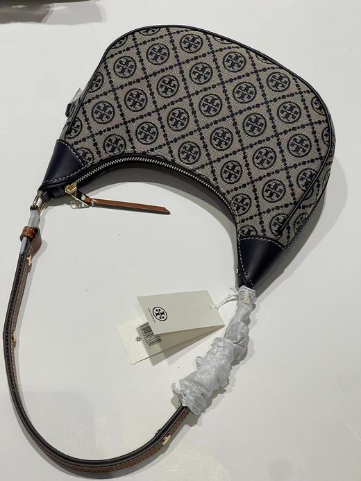 D122160提花可调节肩带可单肩可斜挎新月包 商品图13