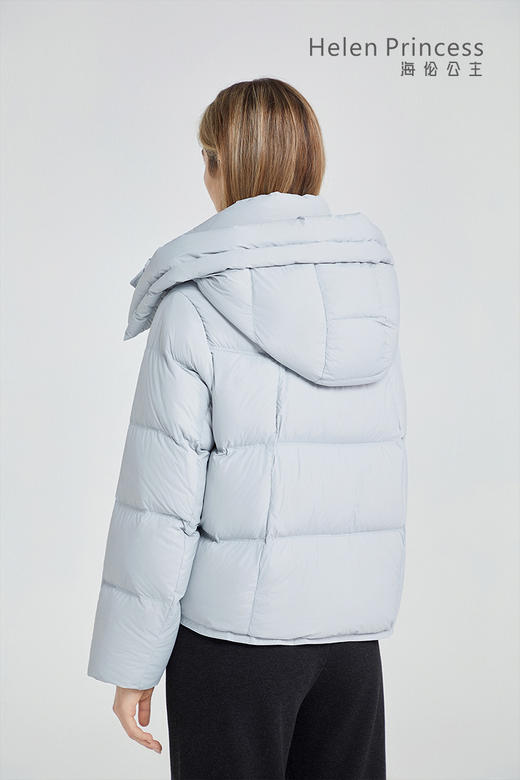 立领连帽羽绒服 商品图4