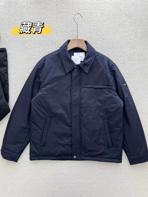 D122126冬季2025保暖新款棉服外套男衬衫领棉衣 商品图2