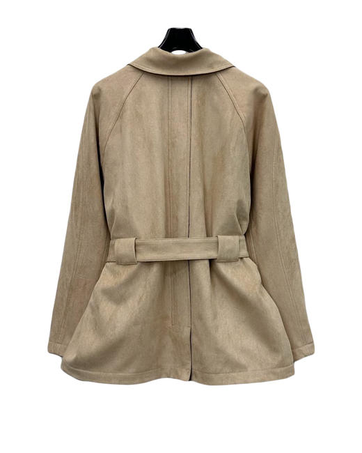 女款绒皮双面穿风衣外套zh017 商品图1