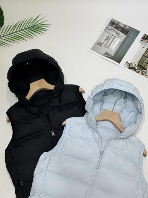 秋冬 适配你所有风格的叠穿与单搭 防泼水情侣连帽棉马甲 可机洗 不跑棉 商品图7