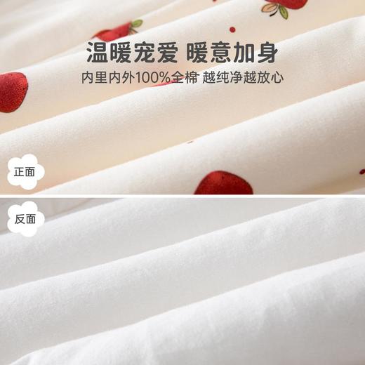 婴儿冬季夹棉连体衣女宝宝休闲风爬服80克秋冬季外出服家居服 商品图2