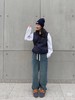 D122143情侣排骨内里奥米绒保暖透气羽绒棉马甲 商品缩略图9