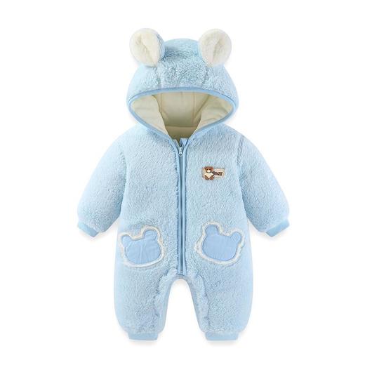 婴儿连体衣秋冬装外出宝宝衣服爬爬服婴儿哈衣保暖连体衣加厚 商品图4