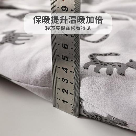 冬季婴幼儿连体衣女宝宝80克夹棉加厚连体衣休闲风外出服家居服 商品图3