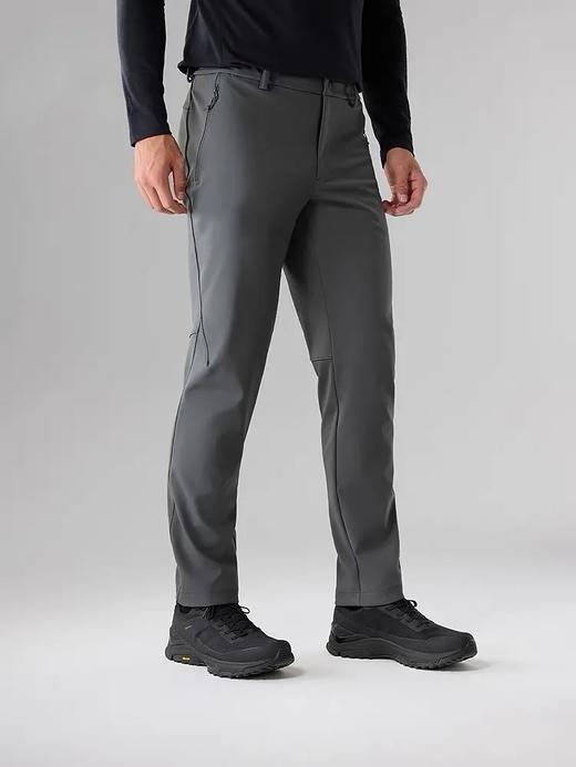 锦纶复合厚绒软壳裤 加绒冬季防风保暖 轻徒步 城市通勤 商品图2