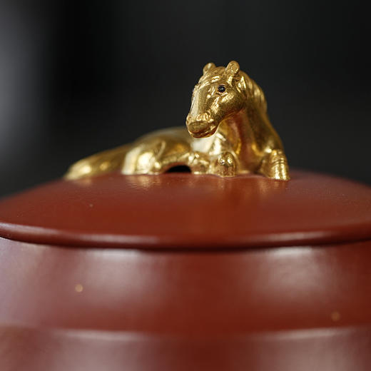 龙德堂陶艺 汤宣武 丙午贺岁作品《指日高升》原矿大红袍 200cc 库存请咨询客服 商品图5