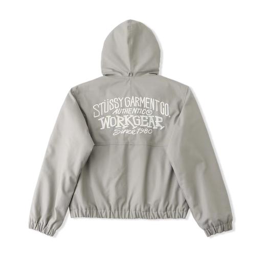 D122152刺绣图案口袋连帽美式复古夹克外套 商品图4