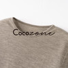 COCO ZONE 刘一一 100美莉诺羊毛圆领纯色长袖T恤 CD1A1365 商品缩略图3