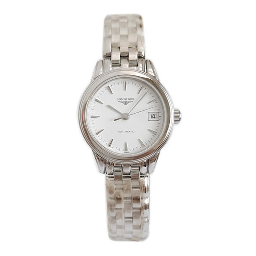 【98新（放置品）】LONGINES 浪琴L4.274.4.12.6自动机械机芯日期显示26MM（女款）军旗系列精钢 171225AK23 商品图0