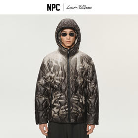 NPC潮牌90白鸭绒温感变色羽绒服连帽保暖外穿冬季男装NP5ADJ15