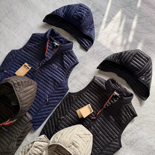 D122143情侣排骨内里奥米绒保暖透气羽绒棉马甲 商品图4