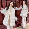 HJY2577522025年冬季新款90白鸭绒狐狸毛中长款中式国风刺绣收腰显瘦羽绒服 商品缩略图3
