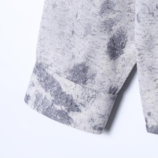 6013SDSA男士秋冬新款痞帅男装潮牌扎染翻领休闲衬衫百搭简约开衫衬衣 商品图4