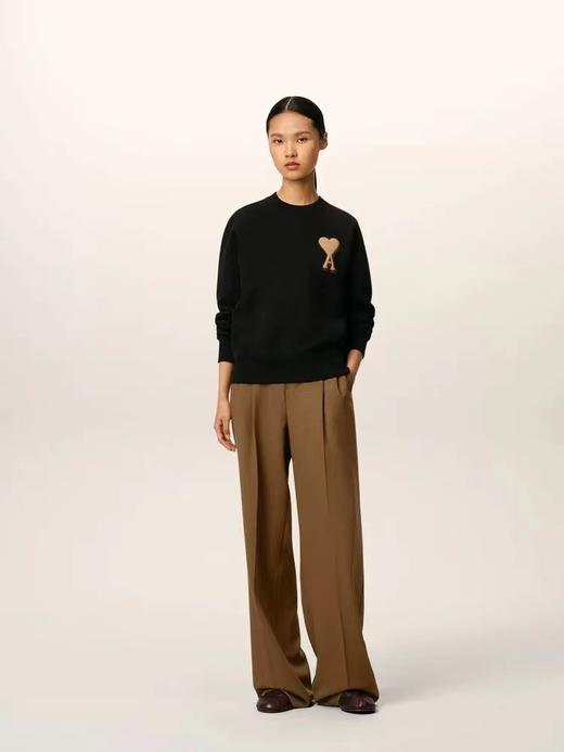 D122144暖绒里藏着爱心毛巾绣加绒圆领卫衣男女同款 商品图5