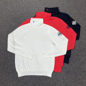 日单正品PG男士高尔夫针织衫 高领针织衫 秋冬款
只有白色4 5 6码 黑色4 5 6码
4码胸围96 5码胸围100，6码胸围106