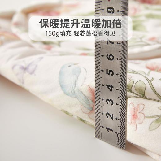 婴儿夹棉连体衣150克宝宝秋冬季a类加棉爬爬服哈衣外出新生儿棉服 商品图3